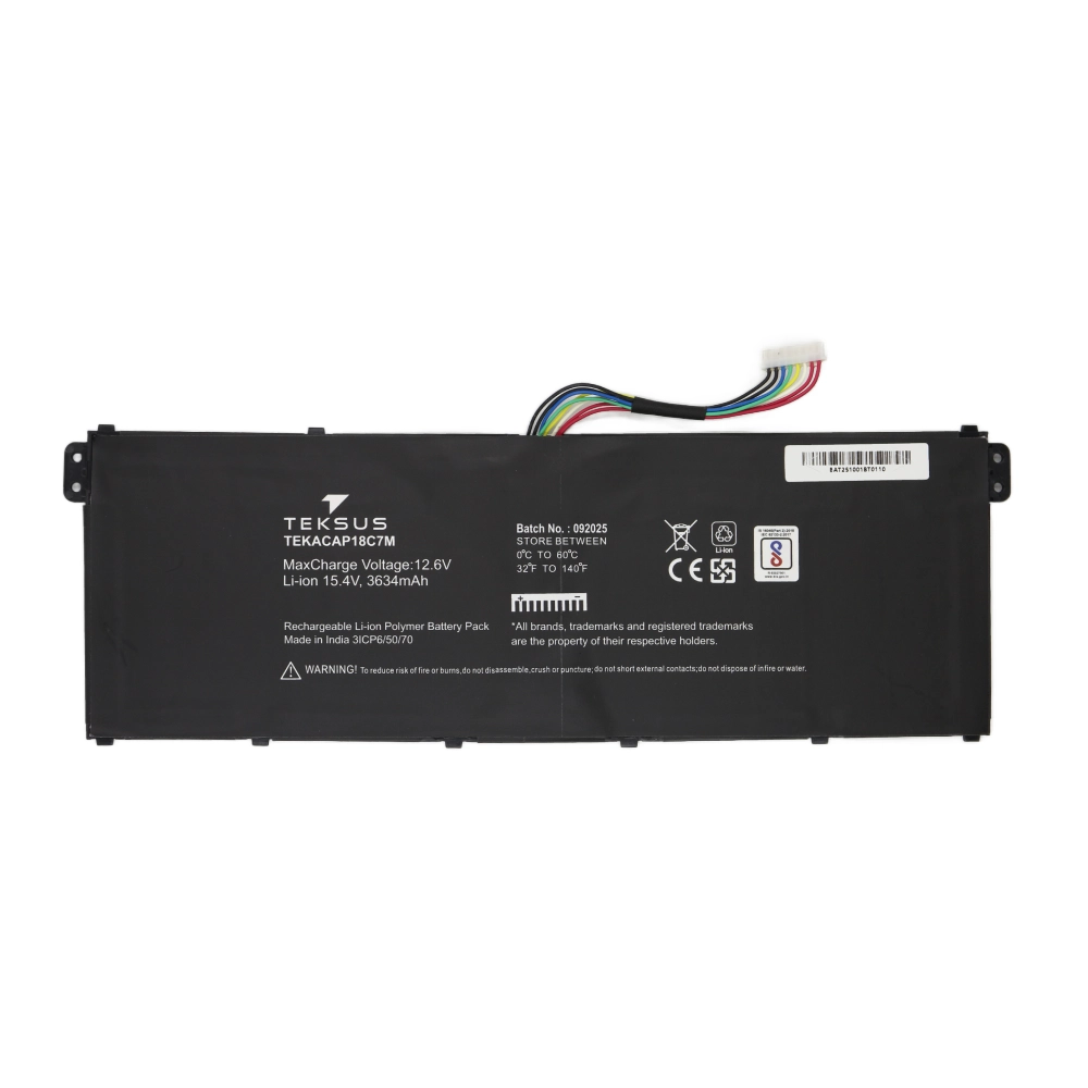 Teksus Laptop Battery Compatible For Acer Aspire SF313 | AP18C7M view 2